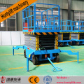 14 m 0.3 ton load china supplier CE cheap jlg motorcycle mobile scissor lift